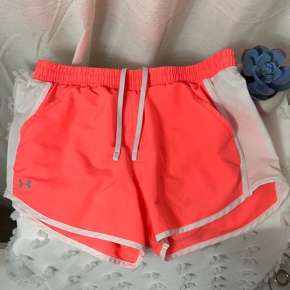 Under Armour Pants - Under Armour Women's Bright Pink Athletic Shorts